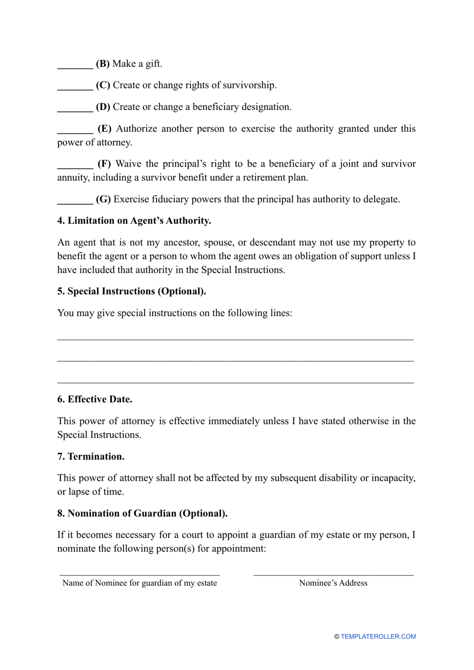 Montana Durable Power Of Attorney Form Fill Out Sign Online And Download Pdf Templateroller 0248