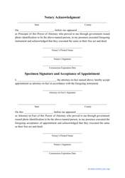 Financial Power of Attorney Form - Alabama, Page 5