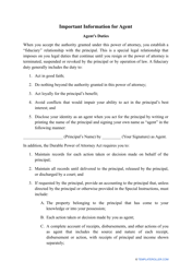 Statutory Power of Attorney Form - Delaware, Page 5