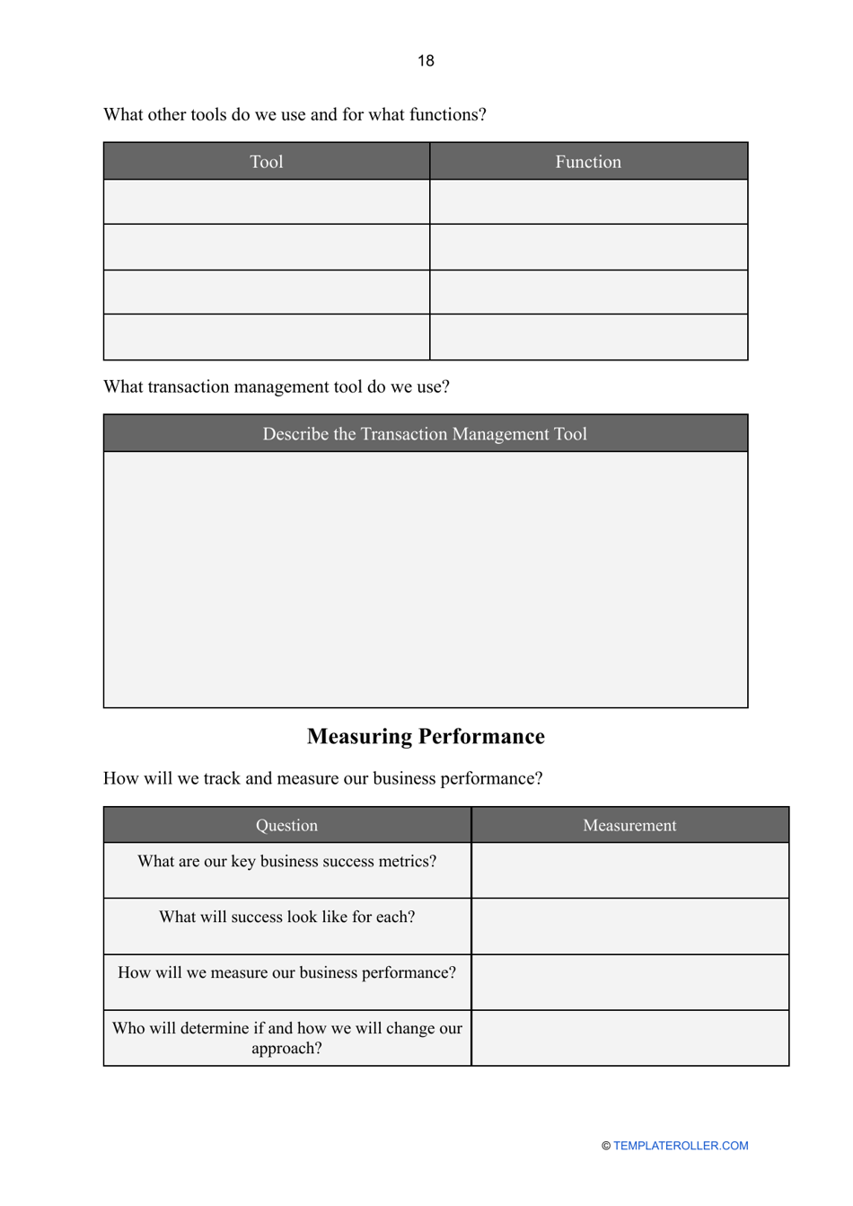 Real Estate Business Plan Template - Fill Out, Sign Online and Download ...