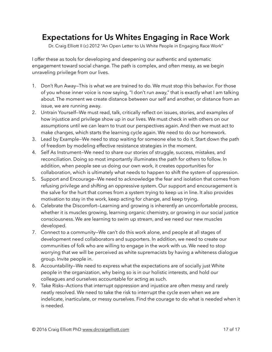 Tips for Creating Effective White Caucus Groups - Craig Elliott, Page 17