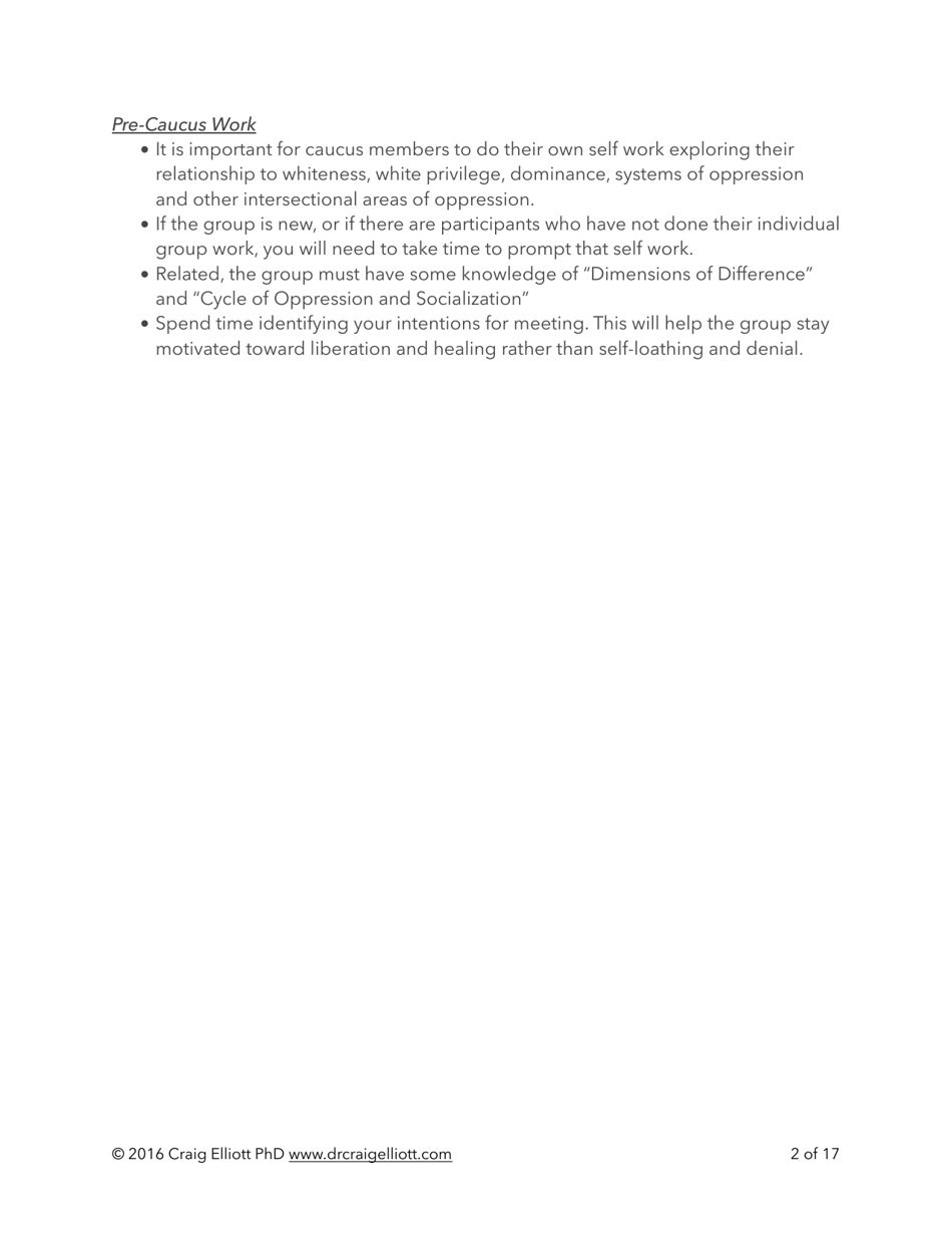 Tips for Creating Effective White Caucus Groups - Craig Elliott, Page 2