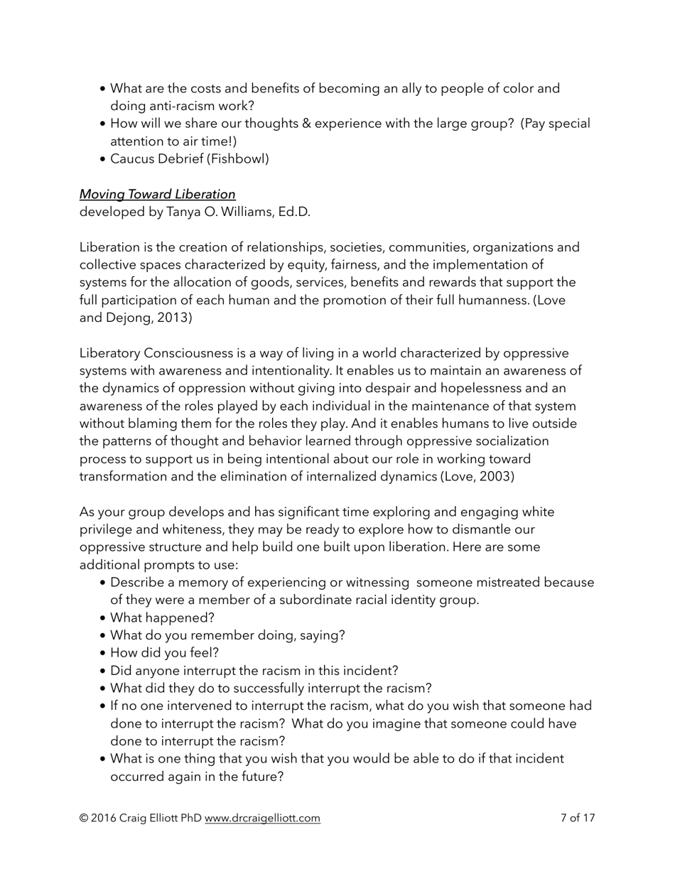 Tips for Creating Effective White Caucus Groups - Craig Elliott, Page 7