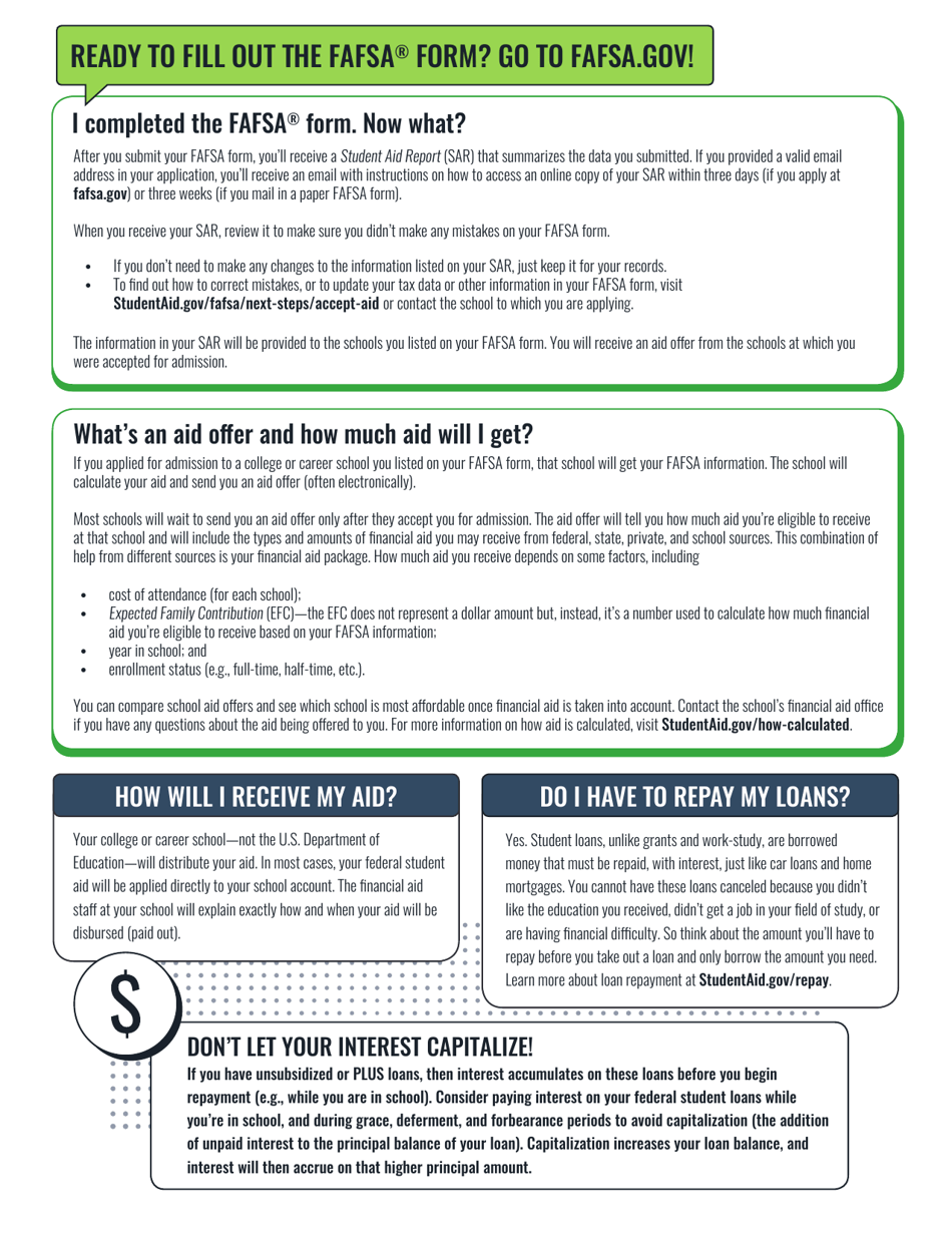 Do You Need Money for College or Career School? - Apply for Federal Student Aid, Page 3