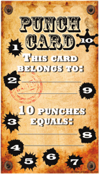 &quot;Punch Card Template&quot;