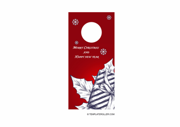 Document preview: Christmas Wine Bottle Tag Template