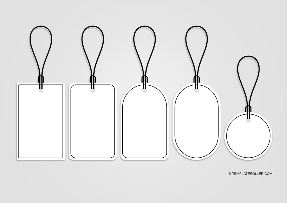 Price Tag Template - White Download Printable PDF | Templateroller