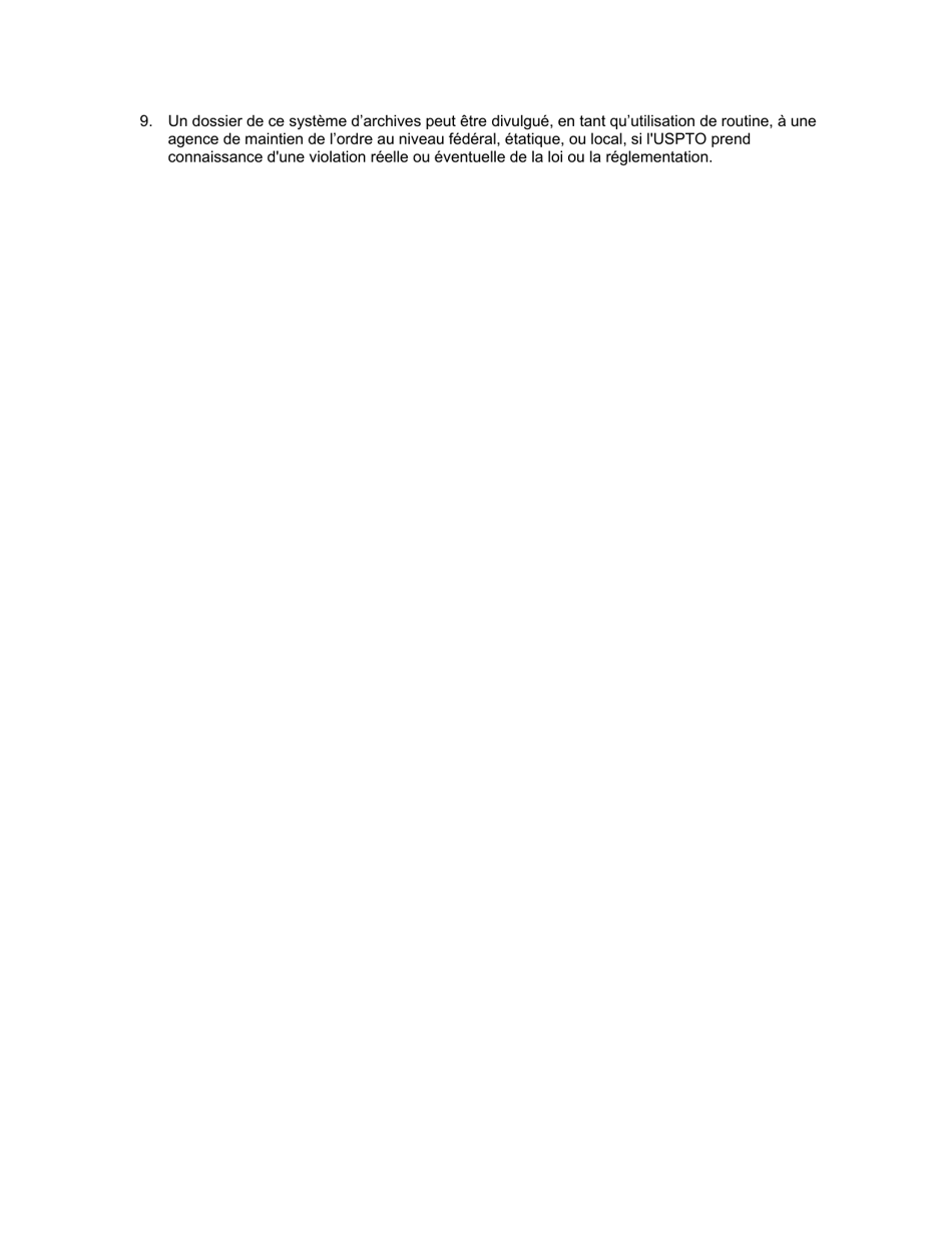 Form PTO / AIA / 82 Transmittal for Power of Attorney to One or More Registered Practitioners (English / French), Page 6