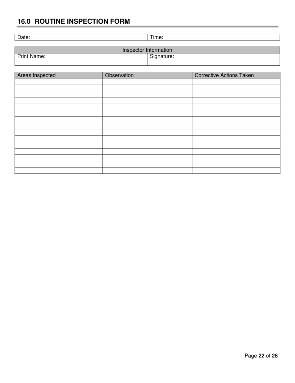 Michigan Storm Water Pollution Prevention Plan (Swppp) Template - Fill ...