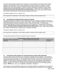 Storm Water Pollution Prevention Plan (Swppp) Template - Michigan, Page 7