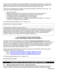 Storm Water Pollution Prevention Plan (Swppp) Template - Michigan, Page 8