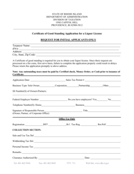 Application for Class G/Gd License - Rhode Island, Page 2