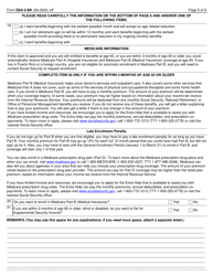 Form SSA-2-BK Application for Wife&#039;s or Husband&#039;s Insurance Benefits, Page 5