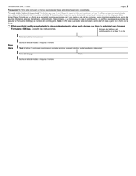 IRS Formulario 4506 Solicitud De Copia De La Declaracion De Impuestos (Spanish), Page 2