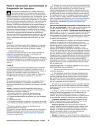 Instrucciones para IRS Formulario 2290 (SP) Declaracion Del Impuesto Sobre El Uso De Vehiculos Pesados En Las Carreteras (Spanish), Page 11