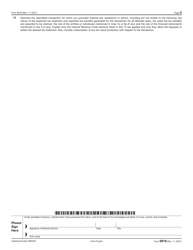 IRS Form 8918 Material Advisor Disclosure Statement, Page 3