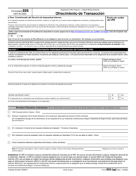 IRS Formulario 656 Ofrecimiento De Transaccion (Spanish), Page 2