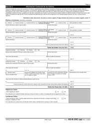 IRS Formulario 433-B (OIC) Informacion De Cobro Para Los Negocios (Spanish), Page 2