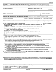 IRS Formulario 911 Solicitud De Ayuda Del Servicio Del Defensor Del Contribuyente (Y Solicitud De La Orden De Asistencia Al Contribuyente) (Spanish), Page 2