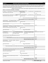 IRS Formulario 433-A (OIC) Informacion De Cobro Para Los Asalariados Y Trabajadores Por Cuenta Propia (Spanish), Page 2
