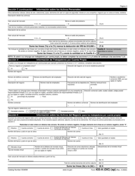 IRS Formulario 433-A (OIC) Informacion De Cobro Para Los Asalariados Y Trabajadores Por Cuenta Propia (Spanish), Page 4
