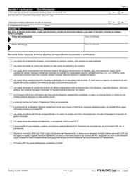 IRS Formulario 433-A (OIC) Informacion De Cobro Para Los Asalariados Y Trabajadores Por Cuenta Propia (Spanish), Page 8