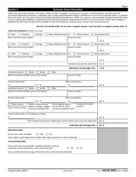 IRS Form 433-B (OIC) Collection Information Statement for Businesses, Page 2