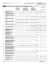 IRS Form 941-X Adjusted Employer&#039;s Quarterly Federal Tax Return or Claim for Refund, Page 2