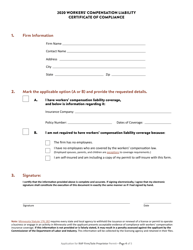 Application for Minnesota Rap Firm Firm or Rap Sole Proprietor Permit - Minnesota, Page 5