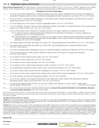 Form MV-15 Request for Certified DMV Records - New York, Page 3