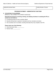 Form LIC9128 Foster Family Agency Program Statement - California, Page 12