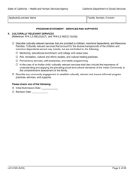 Form LIC9128 Foster Family Agency Program Statement - California, Page 15