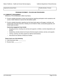 Form LIC9128 Foster Family Agency Program Statement - California, Page 28