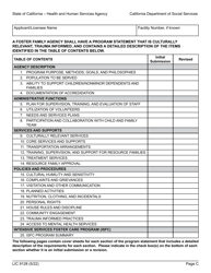 Form LIC9128 Foster Family Agency Program Statement - California, Page 6