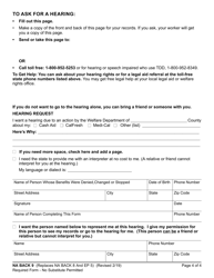 Form NA281E Notice of Action (Continued) Underpayment Amount Owed (For Underpayments Occurring on or After 6-1-2022) - California, Page 4