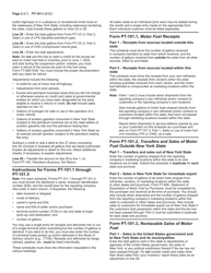 Instructions for Form PT-101, PT-101.1, PT-101.2, PT-101.3, PT-101.4, PT-101.5 - New York, Page 2