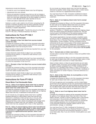 Instructions for Form PT-102 Tax on Diesel Motor Fuel - New York, Page 3