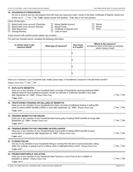 Form CF285A Application for CalFresh Benefits - California, Page 16