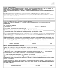 Form DR-486 Petition to the Value Adjustment Board Request for Hearing - Florida, Page 2