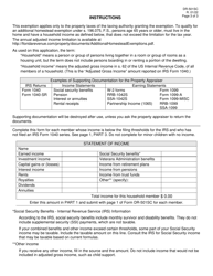 Form DR-501SC Household Income Sworn Statement and Return - Senior Citizen Exemption for Persons Age 65 and Over - Florida, Page 3
