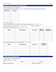 Form RAP-1002A Emergency Rental Assistance Program Manual Application - Arizona, Page 4