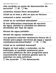 Formulario WAP-1000A-SLP Solicitud Del Lihwap - Letra Grande - Arizona (Spanish), Page 8