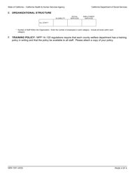 Form GEN1031 Annual County Training Plan - California, Page 4