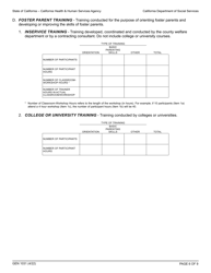 Form GEN1031 Annual County Training Plan - California, Page 6