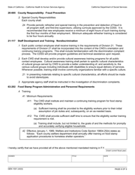 Form GEN1031 Annual County Training Plan - California, Page 8