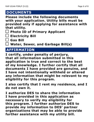 Form RAP-1014A-LP Emergency Rental Assistance Program Utilities Only Application (Large Print) - Arizona, Page 6