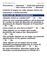Formulario RAP-1002A-SLP Solicitud Manual Para El Programa De Asistencia De Emergencia Para El Alquiler (Letra Grande) - Arizona (Spanish), Page 3