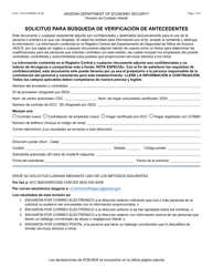 Document preview: Formulario CCA-1211A-S Solicitud Para Busqueda De Verificacion De Antecedentes - Arizona (Spanish)