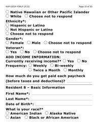 Form RAP-1002A-LP Emergency Rental Assistance Program Manual Application (Large Print) - Arizona, Page 10