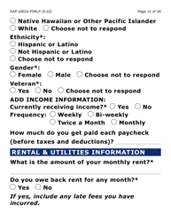 Form RAP-1002A-LP Emergency Rental Assistance Program Manual Application (Large Print) - Arizona, Page 12